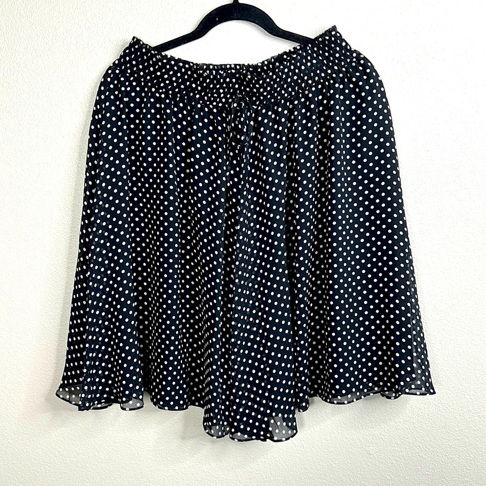 Tommy Hilfiger Black and White Polka Dots Skirt💕
